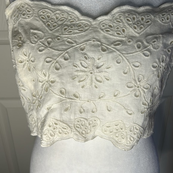 Madewell cropped spaghetti strap tee size 14 - Picture 2 of 3